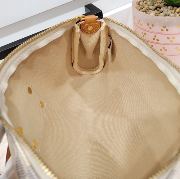 💕DISCONTINUED Very Rare Louis Vuitton EVA Crossbody/ Belt Bag Damier AZUR - Picture 9 of 15